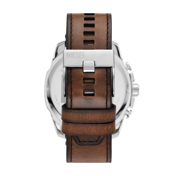 Diesel Mega Chief Chronograph Brown Leather Watch DZ4657