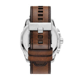 Diesel Mega Chief Chronograph Brown Leather Watch DZ4657