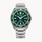 Eco Drive Promaster Dive Green Dial Stainless Steel BN0199-53x