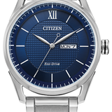 Classic Blue Stainless Eco-Drive AW0081-54L