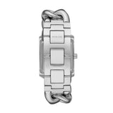 Emery Three-Hand Stainless Steel Pave Watch