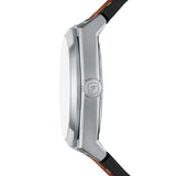 Everett Three-Hand Date Brown Leather Watch