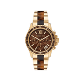 Everts Chronograph Crystal Brown Women's