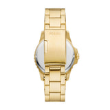Fossil Blue Dive Three-Hand Date Gold-Tone Stainless Steel Watch