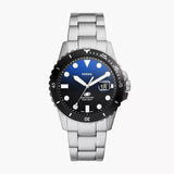 Fossil Blue Dive Three-Hand Date Stainless Steel