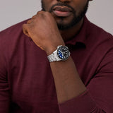 Fossil Blue Dive Three-Hand Date Stainless Steel