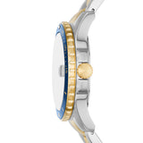 Fossil Blue Dive Two Tone Steel