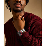 Fossil Blue GMT Stainless Steel Watch