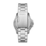 Fossil Blue GMT Stainless Steel Watch