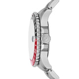 Fossil Blue GMT Stainless Steel Watch