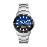 Fossil FB-01 Three-Hand Date Stainless Steel Watch