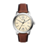 Fossil Heritage Automatic Brown LiteHide? Leather Watch