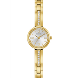 GOLD TONE CASE GOLD TONE STAINLESS STEEL WATCH