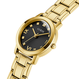 GOLD TONE CASE GOLD TONE STAINLESS STEEL WATCH
