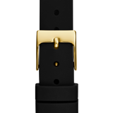 GUESS Ladies Black Gold Tone Analog Watch GW0469L3