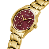 GUESS Ladies Gold Tone Multi-function Watch