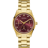 GUESS Ladies Gold Tone Multi-function Watch
