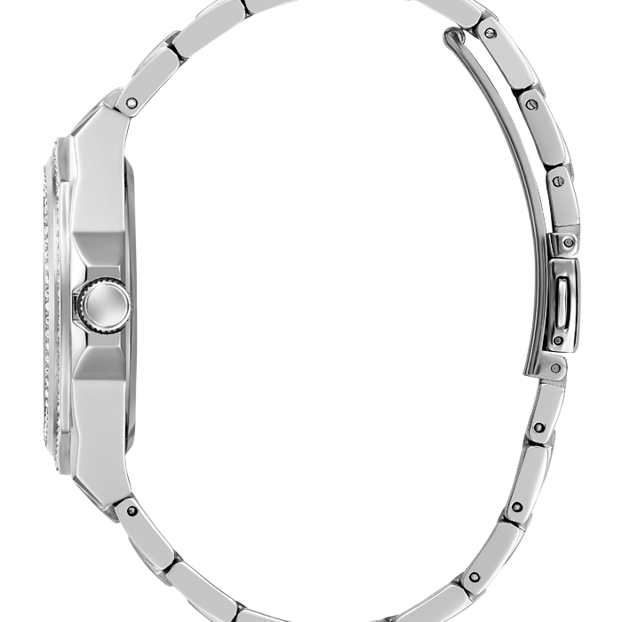 GUESS Ladies Silver Tone Multi-function Watch GW0685L1