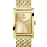 GUESS Mens Gold Tone Analog Watch GW0898G1