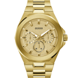 GUESS Mens Gold Tone Multi-function Watch GW0798G2