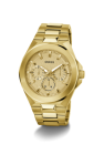 GUESS Mens Gold Tone Multi-function Watch GW0798G2