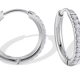 Gemstone Hoops 17.5mm