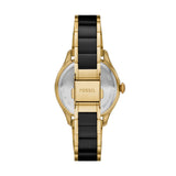 Gilmore Three-Hand Date Black & Gold-Tone Stainless Steel Watch