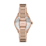 Gilmore Three-Hand Date Rose Gold-Tone and Brown Ceramic Watch ce1133