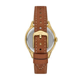 Gilmore Three-Hand Date Medium Brown Leather Watch ES5397