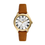 Gilmore Three-Hand Date Medium Brown Leather Watch ES5397