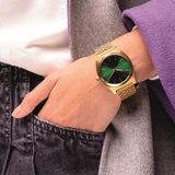 Gold / Green Sunray Time Teller