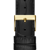 Gold-Tone Square Multifunction Watch