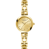 Guess Gold Tone Case Stainless Steel Watch