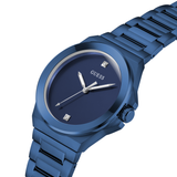 Guess Vinyl Men Blue Dial Quartz Analog Watch
