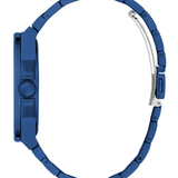 Guess Vinyl Men Blue Dial Quartz Analog Watch