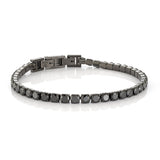 Italgem 3mm Black CZ Tennis Bracelet