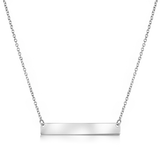 Italgem Bar Plate Necklace