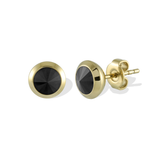 Italgem Black Swarovski Studs