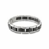 Italgem Brushed Steel Bracelet