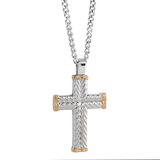 Italgem Edged Cross Pendant
