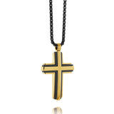 Italgem Matte Cross Necklace