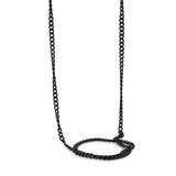 Italgem Matte Curb Link Necklace