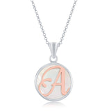 Jayelle Rose "A" Pendant Necklace
