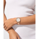Kaycie Pave Rose Gold-Tone Watch