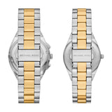 Lennox His and Hers Pave Two-Tone Watch Set