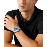 Lexington Chronograph Silver-Tone Steel Watch 44mm