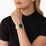 Lexington Three-Hand Gold-Tone Stainless Steel Watch