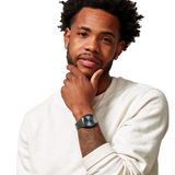 Light Gunmetal / Dusty Blue Time Teller