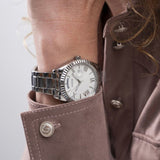 Luna Silver Tone Watch