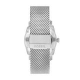 Machine Three-Hand Day-Date Steel Mesh Band